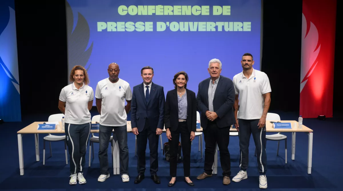 Conférence de presse d'avant Jeux