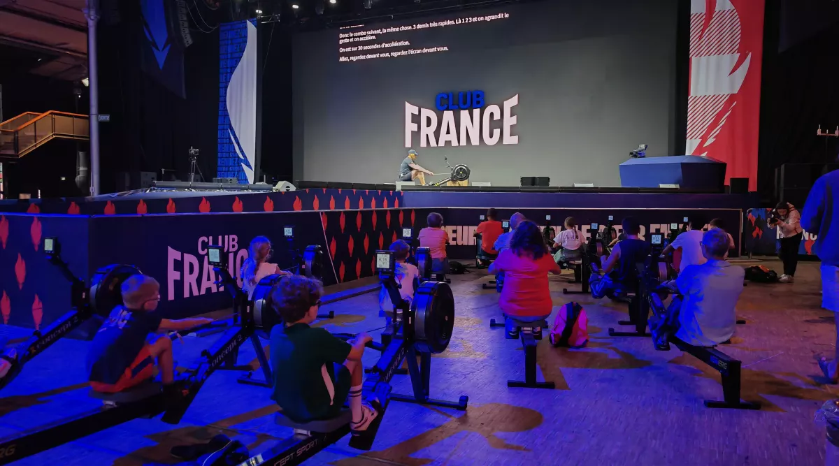 Session d'AviFit au Club France 