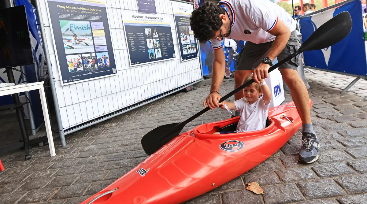 L'atelier para canoë vous accueille au Club France jusqu'au 1er septembre