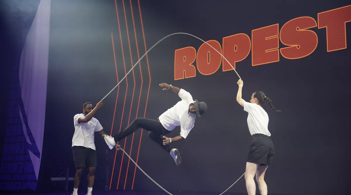 Les danseurs du collectif RopeStylers étaient au Club France