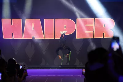 Le danseur Bboy Haiper a mis feu au Club France le 30 août 